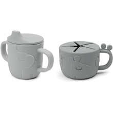 Done By Deer Spout/Snack Cup Set Deer Friends