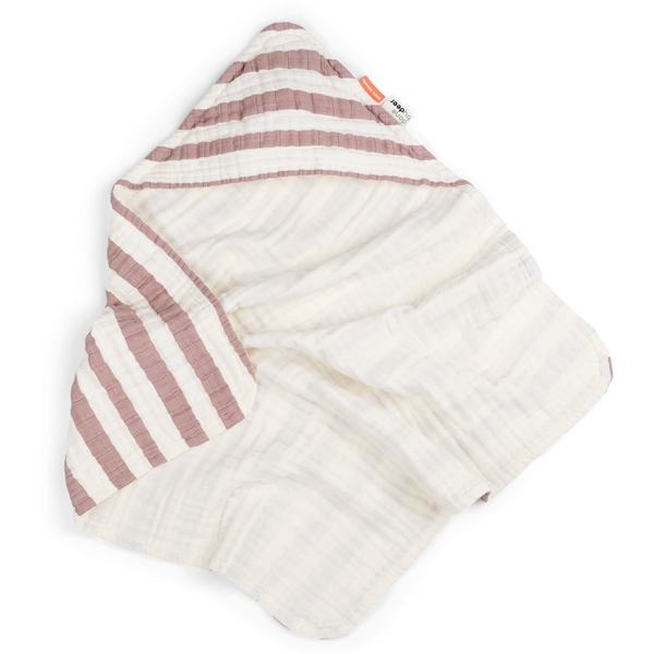 Done by Deer Hooded Towel Stripes (Billede 1 af 2)