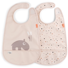 Done By Deer Bib w/Velcro Pakke med 2 stk.