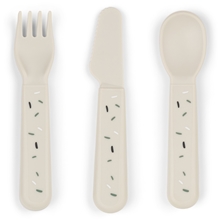 Done by Deer Foodie Cutlery Set Confetti Sand