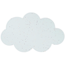 Done by Deer Silicone Placemat Confetti Blue