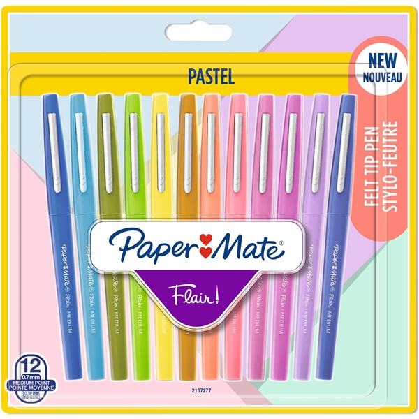 PaperMate Flair Pastel Pakke med 12 stk.