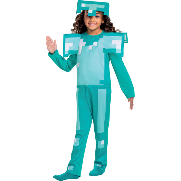 Beklædning Minecraft Kostume Diamant Rustning (Billede 2 af 3)