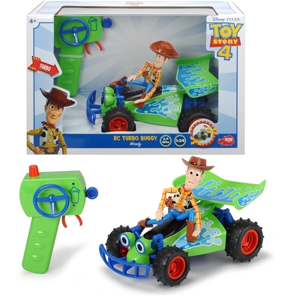 Toy Story Radiostyret Bil med Woody (Billede 2 af 2)