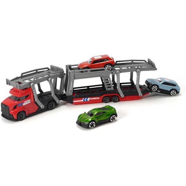 Dickie Toys Car Carrier Roed