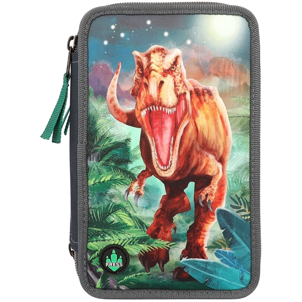 Dino World Trippelpenalhus m. LED (Billede 1 af 7)