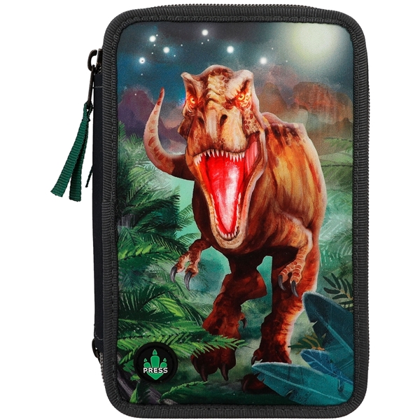 Dino World Trippelpenalhus m. LED (Billede 2 af 7)