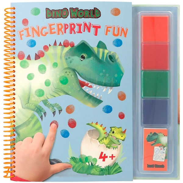 Dino World Fingerprint Fun Bog (Billede 1 af 5)