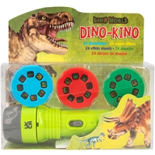 Dino World Lommelygte m. Visuel Effekt