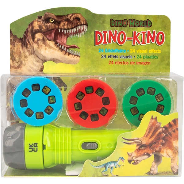 Dino World Lommelygte m. Visuel Effekt (Billede 1 af 5)
