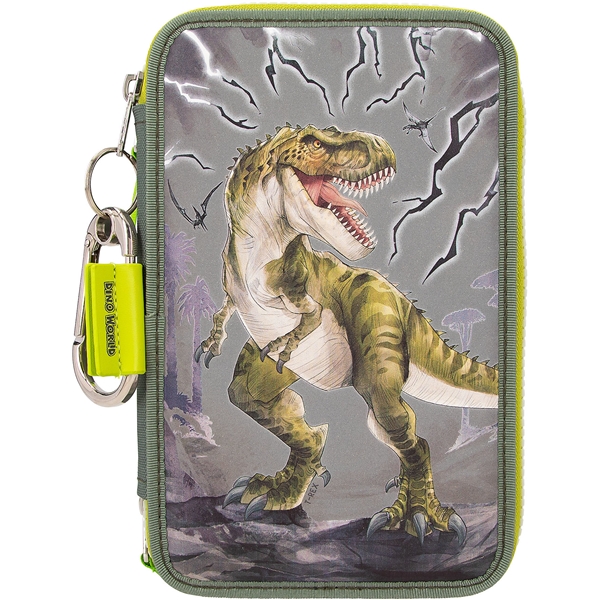 Dino World Trippel penalhus REFLECTOR (Billede 1 af 6)