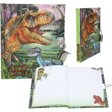 Dino World Dagbog m. hængelås