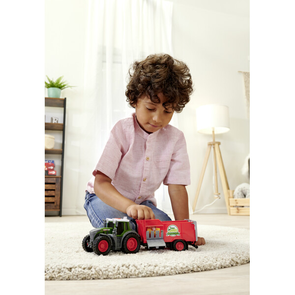 Dickie Toys Fendt Traktor med Trailer (Billede 4 af 4)