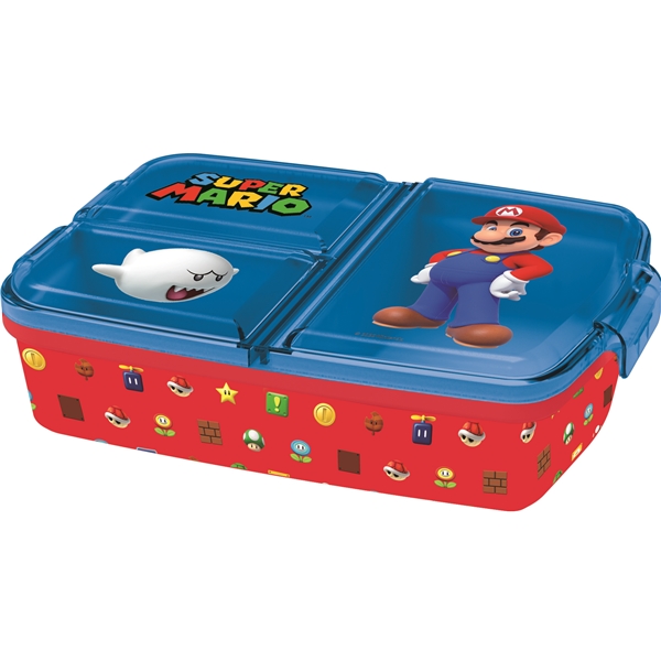 Super Mario Madkasse med 3 Rum (Billede 1 af 2)