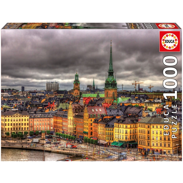 Puslespil Views of Stockholm Sweden 1000 Brikker
