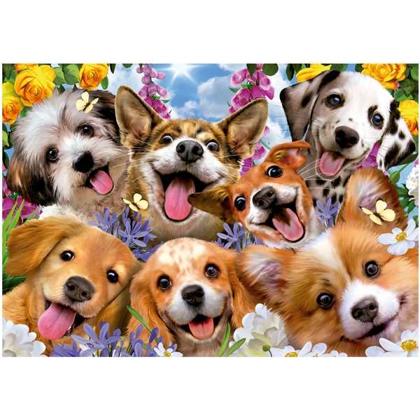 Educa Puslespil 1000 Brikker Puppies Selfie (Billede 2 af 3)