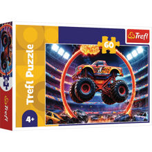 Puslespil 60 Brikker Trefl Monster Truck