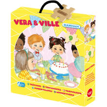 Træpuslespil 9 Brikker Vera & Ville
