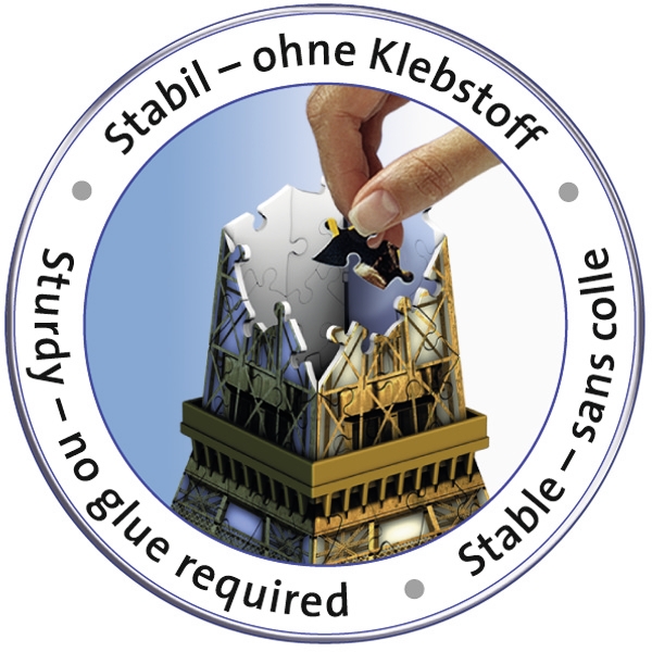 Puslespilsbygning 3D - Eiffeltårnet (Billede 4 af 7)