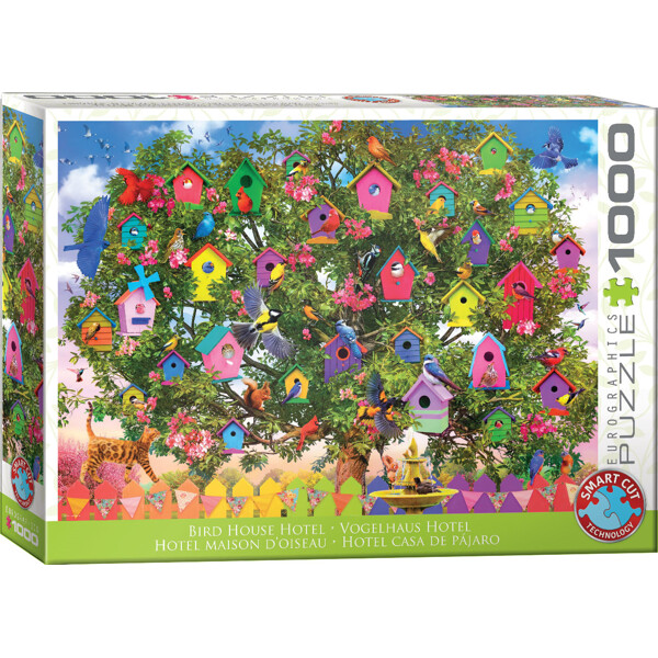 Puslespil 1000 Brikker Bird House Hotel (Billede 1 af 3)