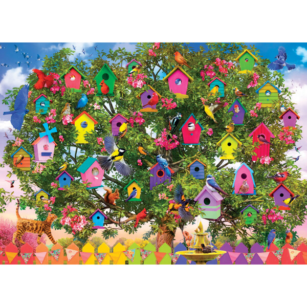 Puslespil 1000 Brikker Bird House Hotel (Billede 2 af 3)