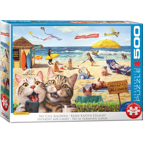 Puslespil 500 Brikker No Cats Allowed (Billede 1 af 2)