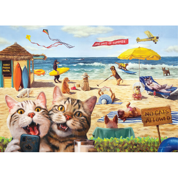 Puslespil 500 Brikker No Cats Allowed (Billede 2 af 2)