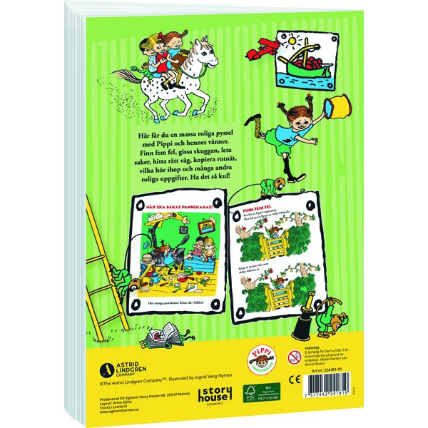 Kreativ Bog Pippi Langstrømpe (Billede 4 af 4)