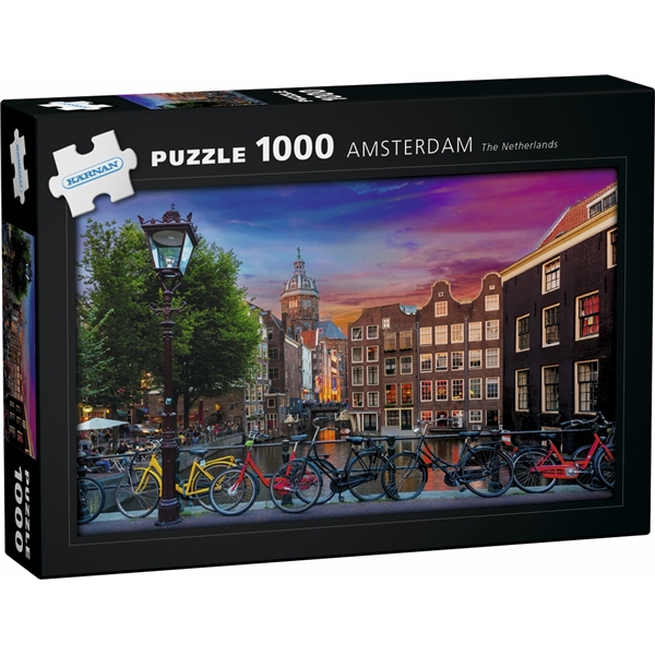 Puslespil Amsterdam, The Netherlands 1000 brikker
