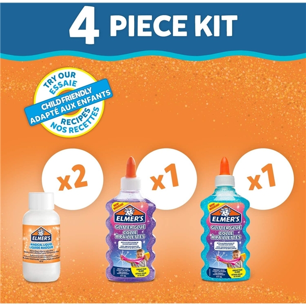 Elmer's Glitter Slime Starter Kit (Billede 2 af 5)