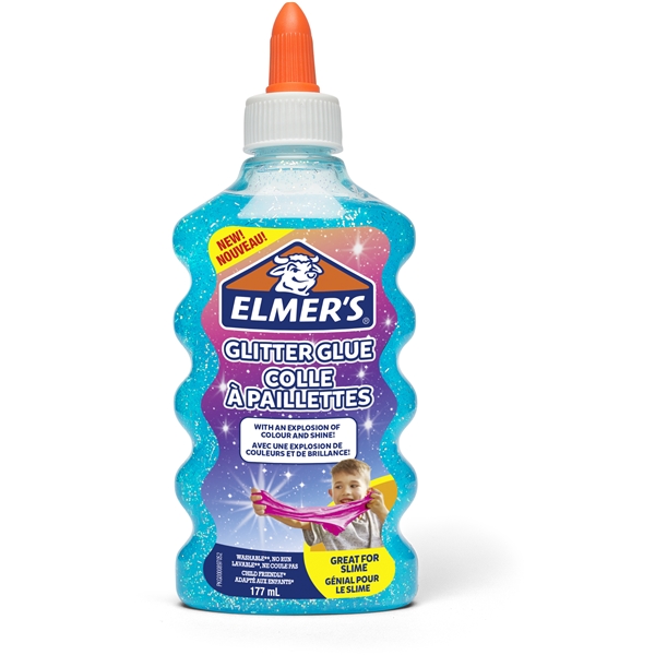 Elmer's Glitterlim 177 ml Blå