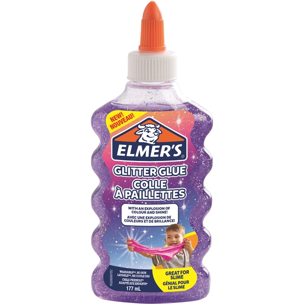 Elmer's Glitterlim 177 ml Lilla