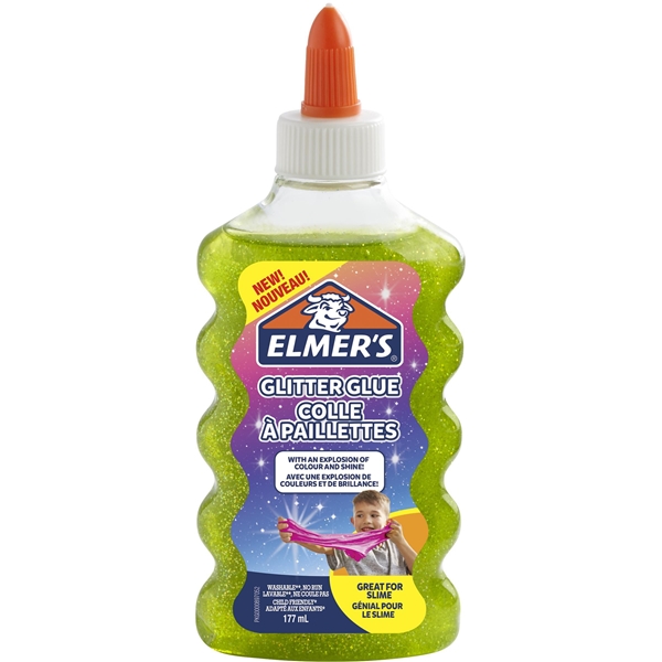 Elmer's Glitterlim 177 ml Grøn (Billede 1 af 3)