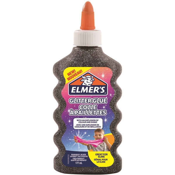 Elmer's Glitterlim 177 ml Sort (Billede 1 af 4)