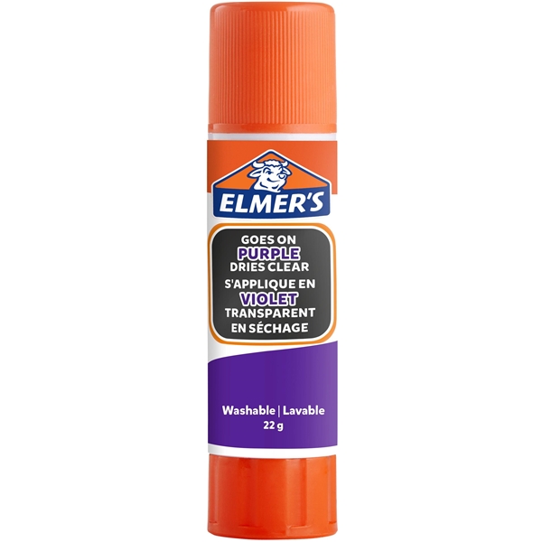 Elmer's Disappearing Purple Glue Stick 22 g (Billede 1 af 3)