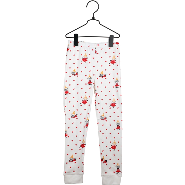 Mumi Hjerter Pyjamas Hvid (Billede 3 af 3)