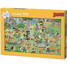 Puslespil Bamse 100 Brikker