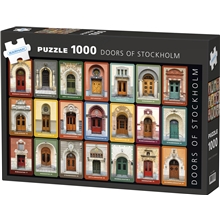 Puslespil 1000 Brikker Doors of Stockholm