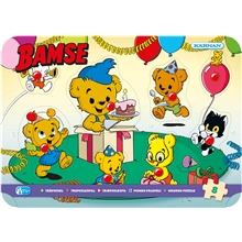Knoppuslespil Bamse 8 Brikker
