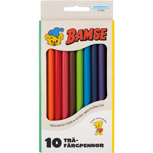 Bamse Træfarveblyanter