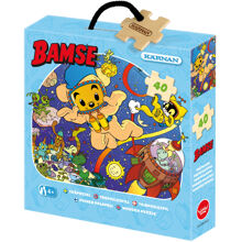 Træpuslespil Bamse Rum 40 Brikker