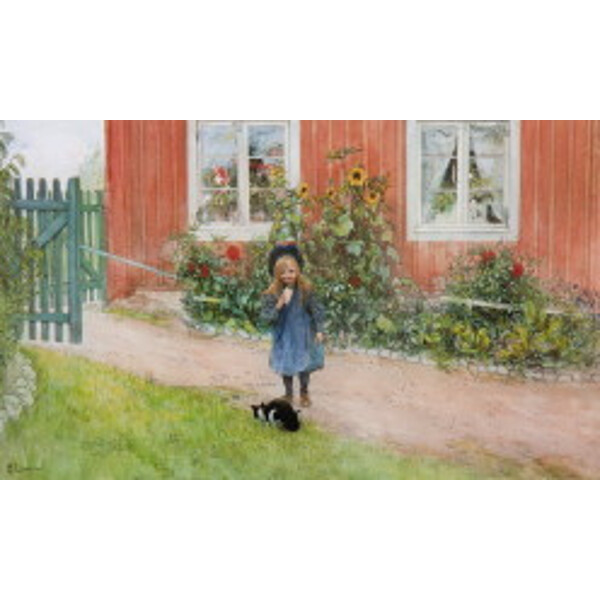 Puslespil 1000 Brikker Carl Larsson Brita & Katten (Billede 2 af 2)