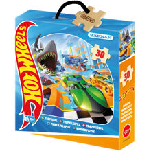 Træpuslespil 30 Brikker Hot Wheels
