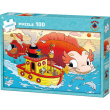 Puslespil 100 Brikker Bamse Havets Hemmelighed