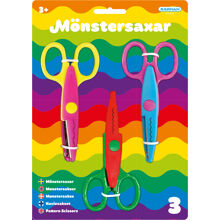 Mønstresakse 3 stk.