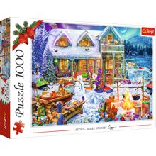 Puslespil 1000 Brikker Trefl Xmas Winter Time