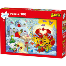 Puslespil 100 Brikker Kärnan Bamse Jul 2026