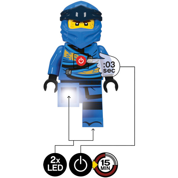LEGO Ninjago LED Lommelygte Jay (Billede 3 af 5)