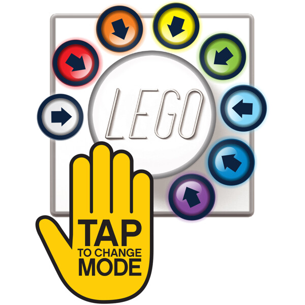 LEGO Silikone LED Natlampe (Billede 4 af 4)