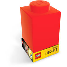 LEGO Silikone LED Natlampe Rød